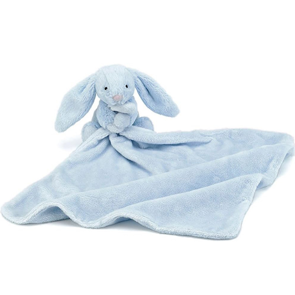 Jellycat Bashful Soother Security Blanket-Blue Bunny – Parenting By Nature