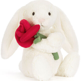 Jellycat Cream Bunny with Rose Canada